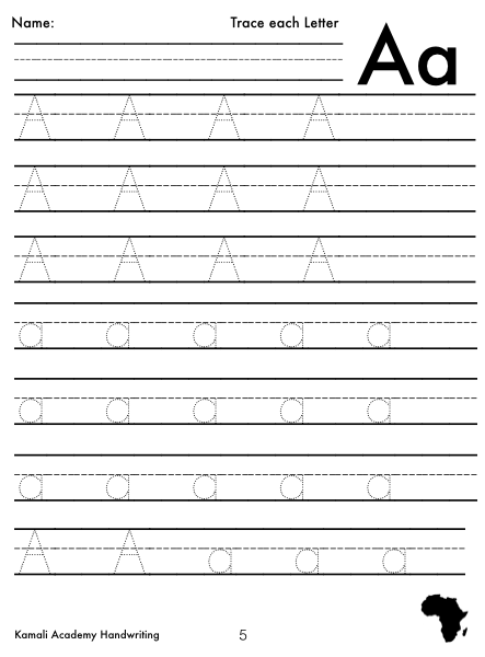 Kamali Academy Handwriting (pdf) – Kamali Academy Store