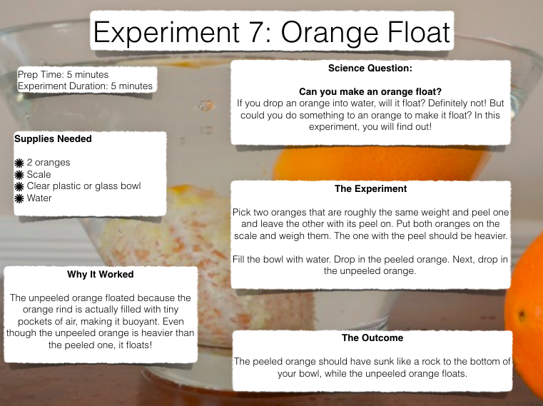30 Simple Science Experiments from Kamali Academy (pdf)